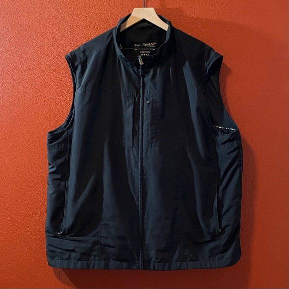 Scottevest Men’s RFID Travel Black Full Zip Vest Jacket